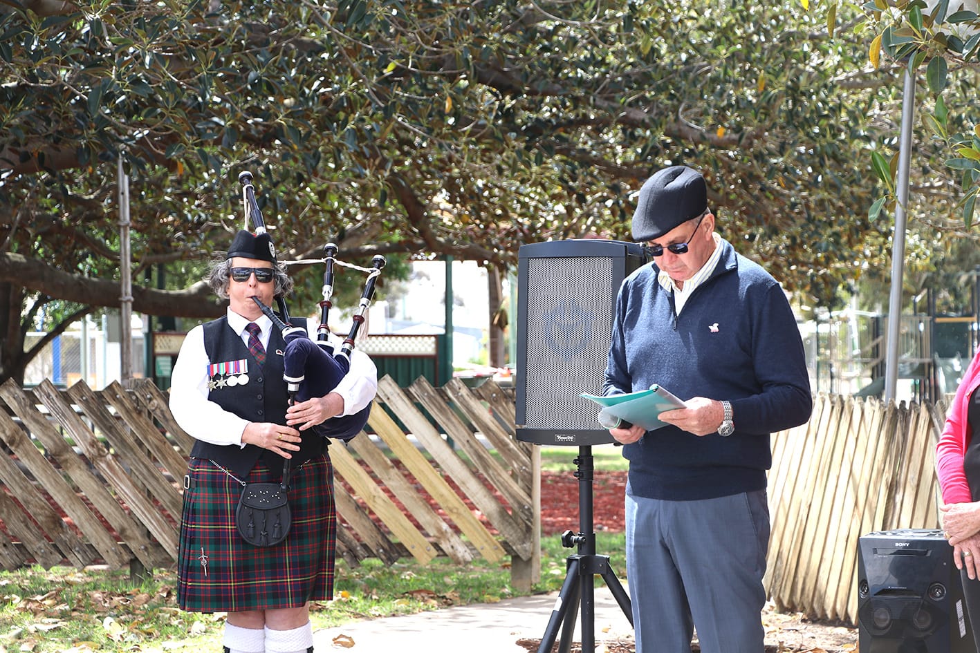 Remembrance Service at Birchip Cenotaph