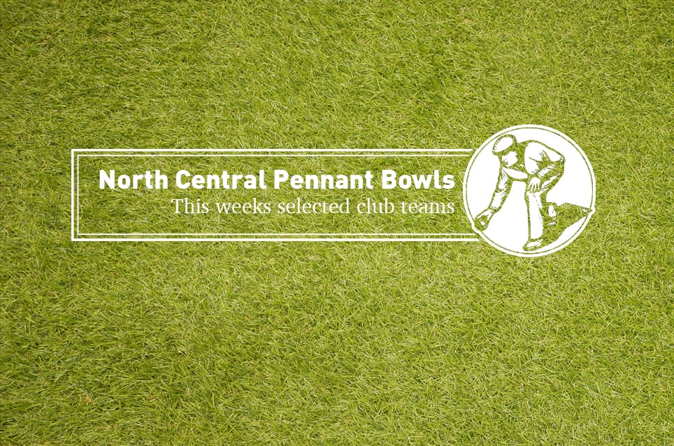 North Central Pennant Bowls Teams