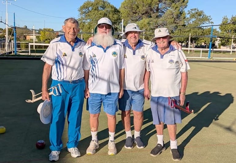 Winners are Grinners at Donald Bowls