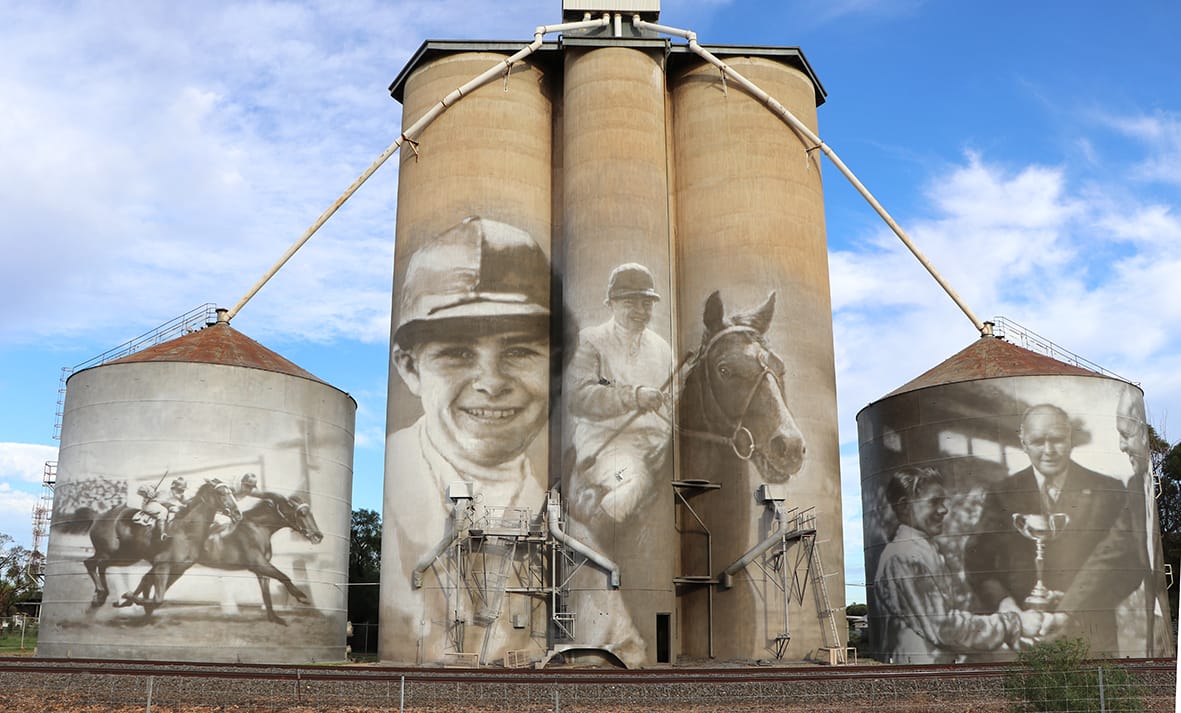 Birchip Silo Art Reaches the Finish Post