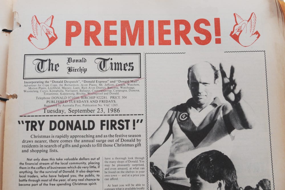 Swans and Panthers Unite . . . Birchip-Watchem, a Perfect Partnership post image