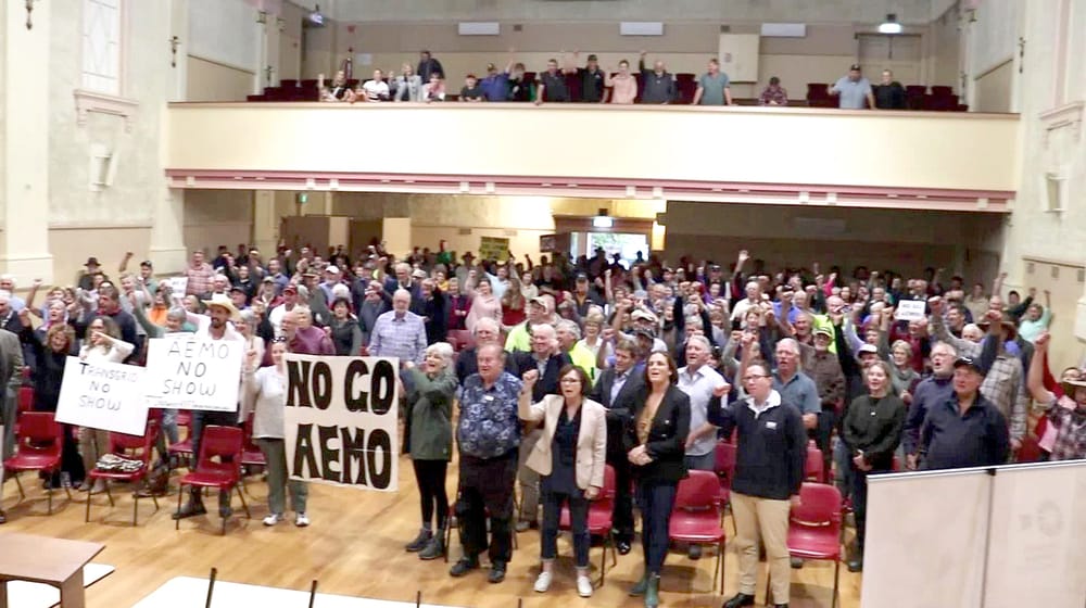 As AEMO’s Transmission Blunder Boils Over . . . The Placards Say It All! post image