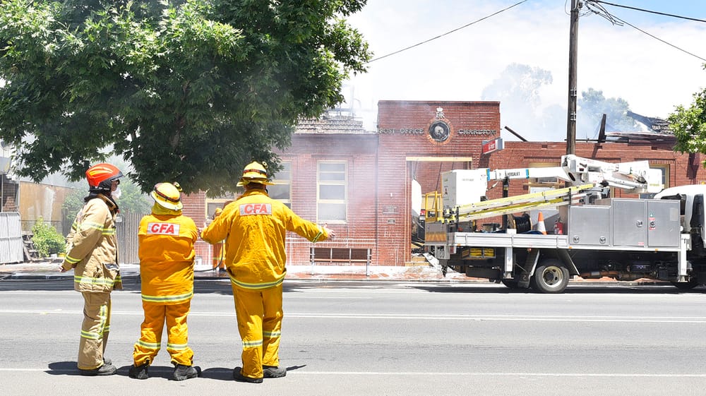 Fire Destroys Charlton Post Office post image