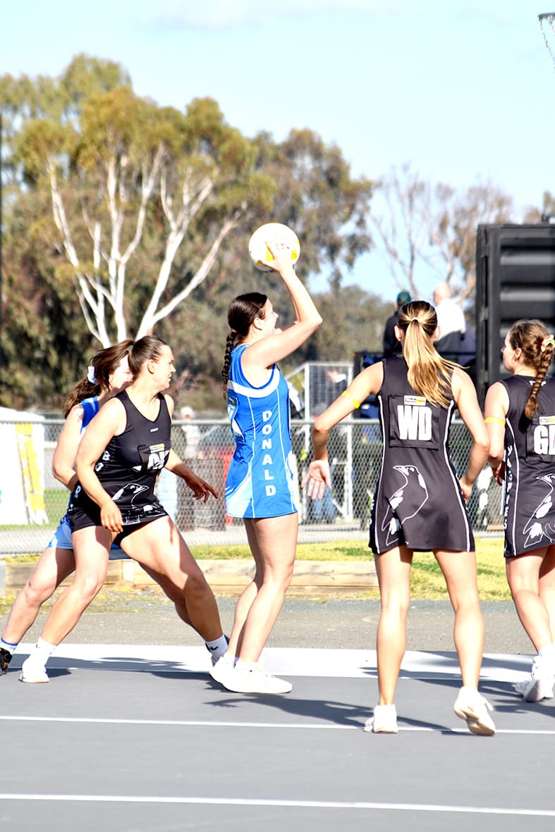 Magpies Swoop on Donald Netballers post image