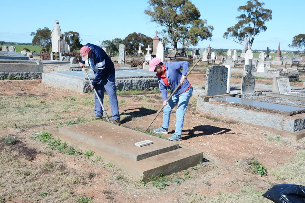Cemetery Receives Spring Clean post image