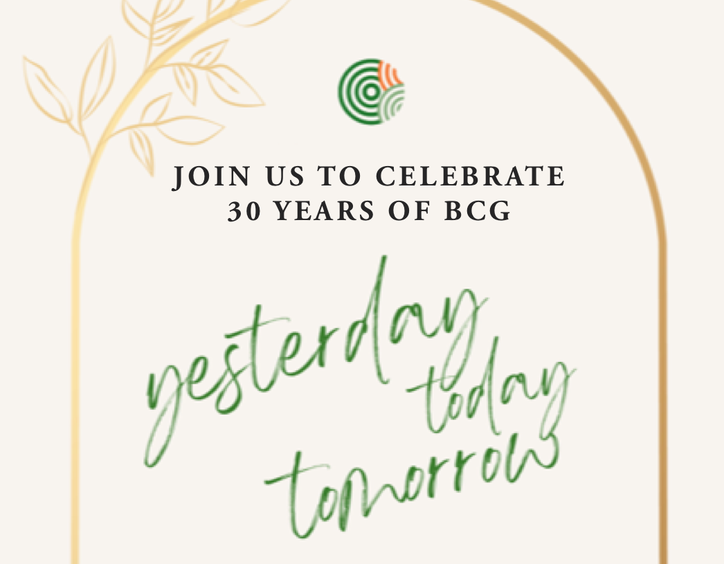 BCG 30-Year Celebration on October 7 post image