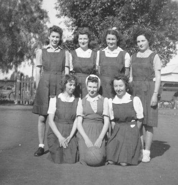 Early Days of District “Netball” (Basketball) post image
