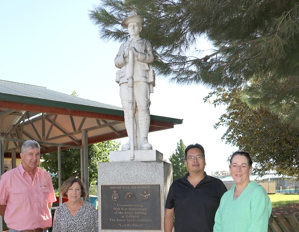 Community Chest Benefits Birchip Cenotaph Makeover post image