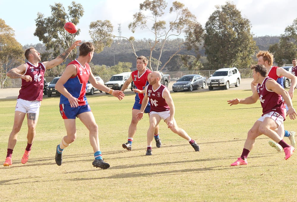 First Senior Game for Tiger Vearing . . . Maroons Shine at St. Arnaud post image