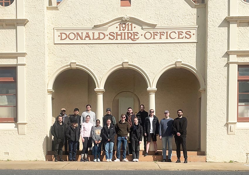 Donald Welcomes Architectural Students post image