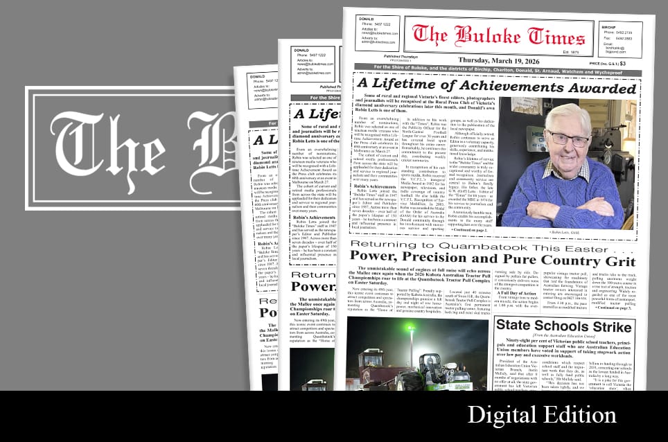 Buloke Times | Thursday, March 19, 2026 post image