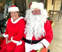 Early Visit from Santa and Mrs Claus post image