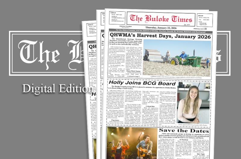 Buloke Times | Thursday, January 22, 2026 post image